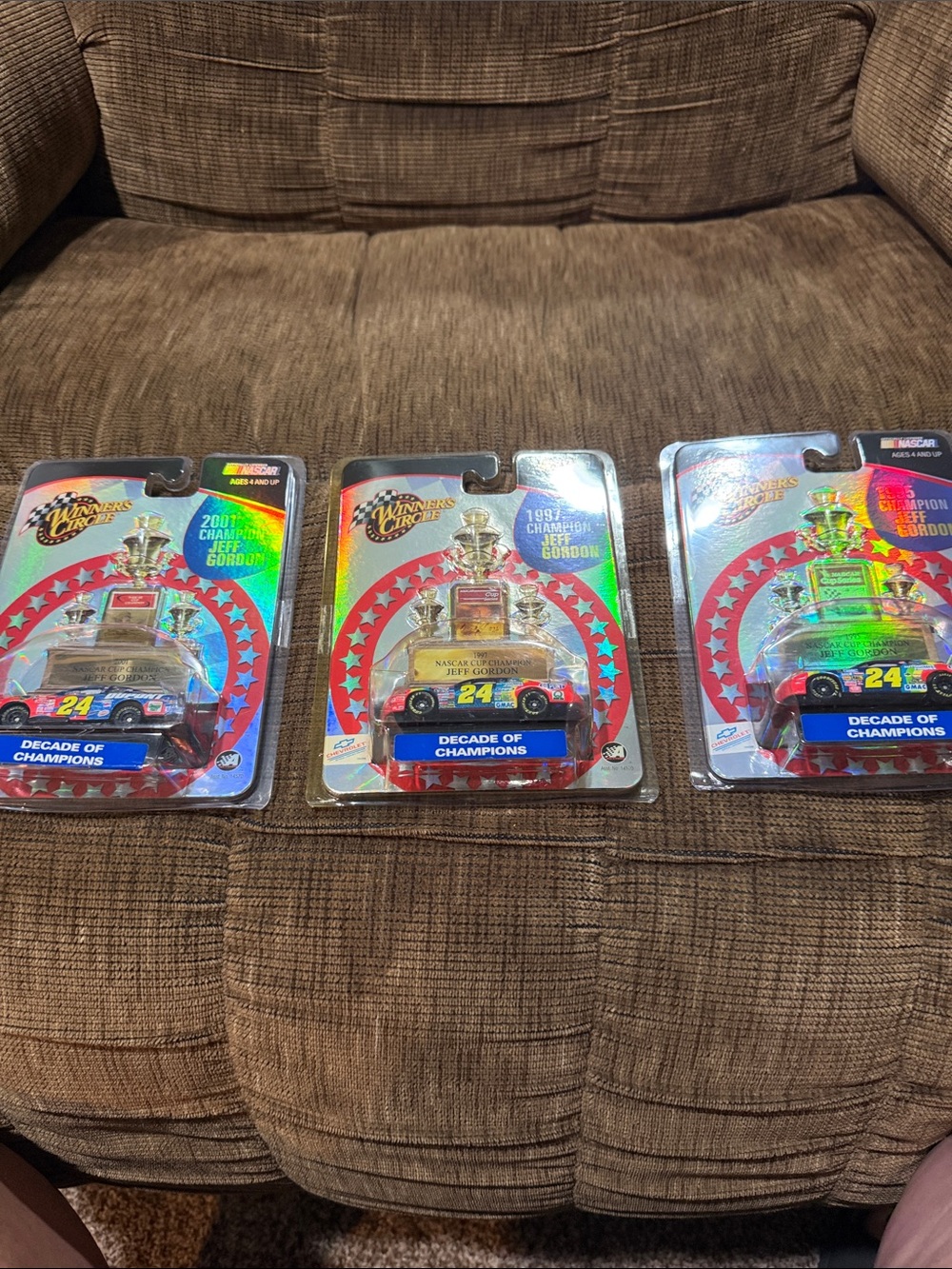 Winner’s Circle #24 Decade of Champions Toy Car 1995, 1997, & 2001